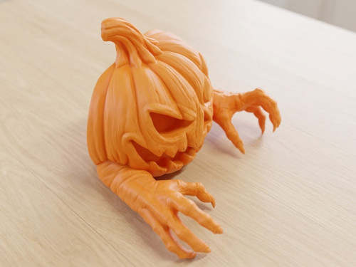 Děsivá dýně - dekorace 3D — foto 5