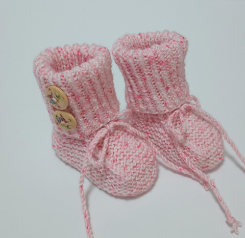 Pletené bačkůrky - 9 cm — foto 5