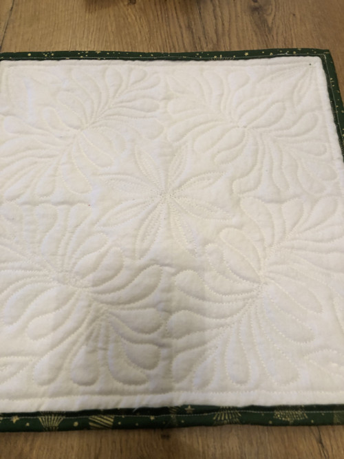 Vánoční ubrus zelená a bílá — foto 2