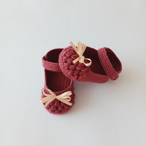 Háčkované balerínky - 9,5 cm — foto 6
