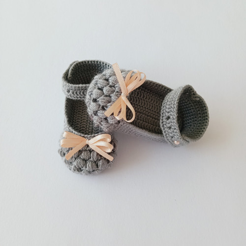 Háčkované balerínky - 9 cm — foto 5