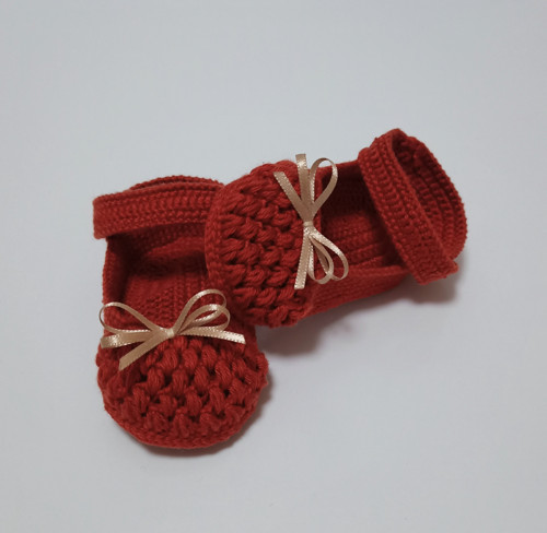 Háčkované balerínky - 11 cm — foto 6