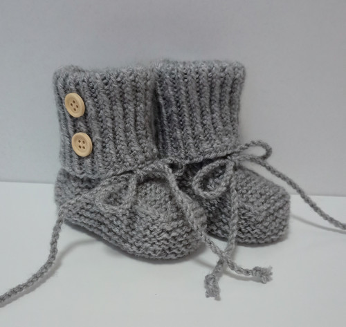 Pletené bačkůrky - 10 cm — foto 5