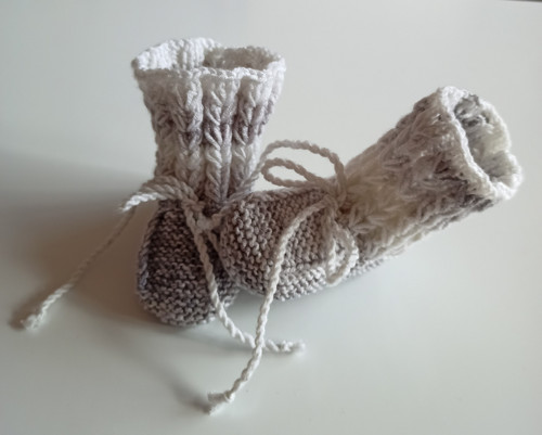 Pletené bačkůrky - 10 cm — foto 6