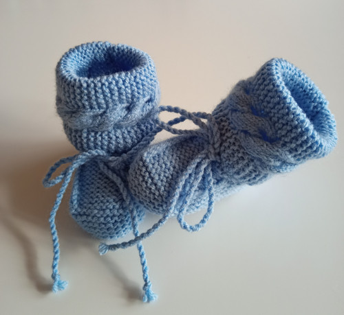 Pletené bačkůrky - 10 cm — foto 5