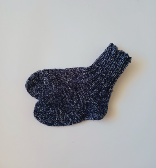 Pletené ponožtičky - 13cm — foto 2