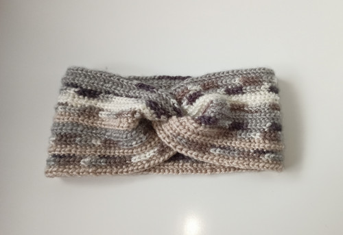Háčkovaná čelenka - 47 cm — foto 4