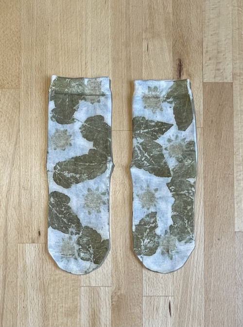 Ponožky ecoprint — foto 3