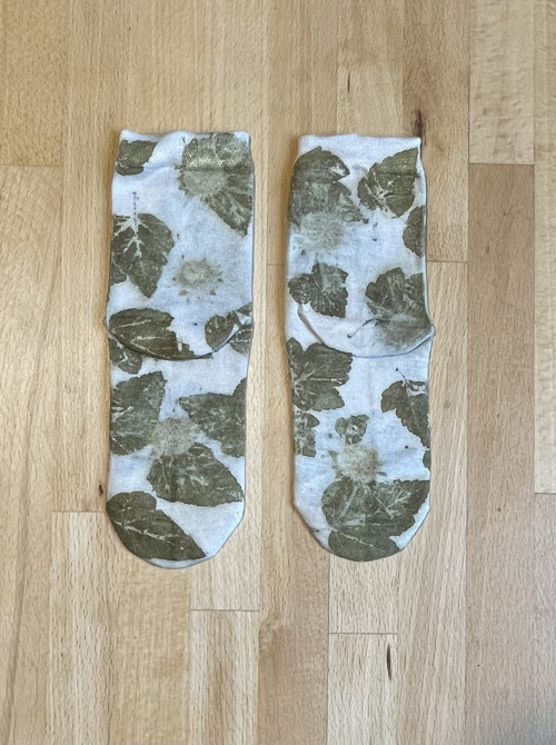 Ponožky ecoprint — foto 4