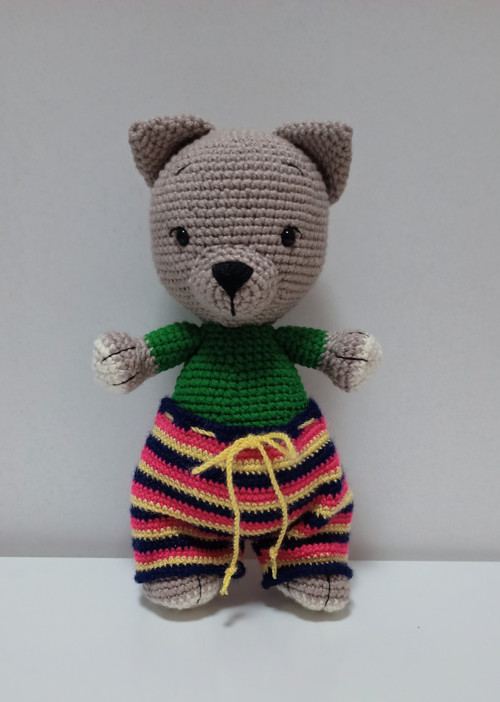 Háčkovaný pejsek - 19 cm — foto 6
