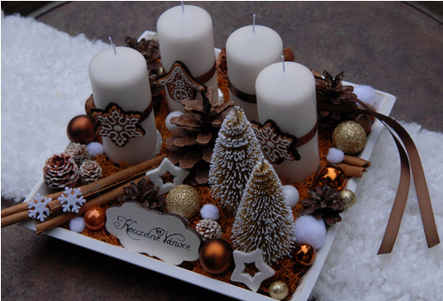 Adventní perníčková dekorace — foto 4
