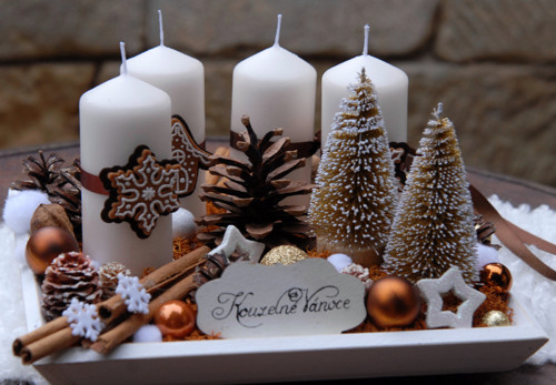 Adventní perníčková dekorace — foto 5