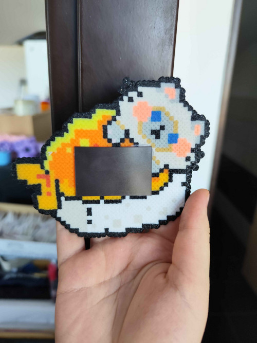 Pixelová kočička se sushi — foto 2