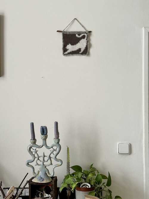 Tapiserie Kočičí jóga — foto 3