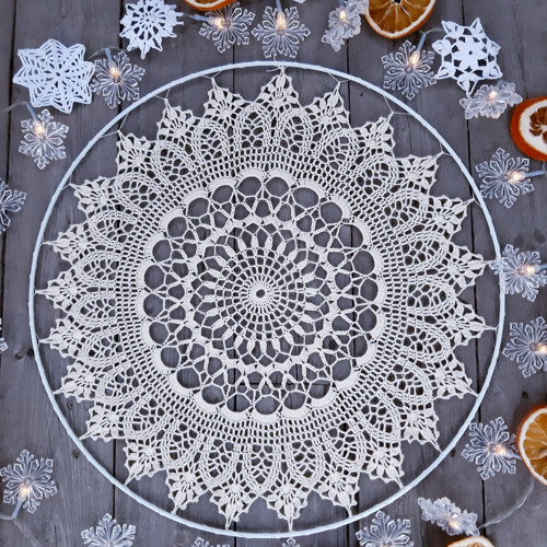 Krajková mandala 45 cm — foto 3