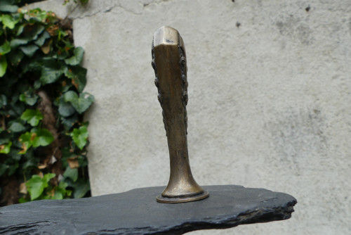 Starožitné kovové pečetidlo s monogramem AP — foto 5