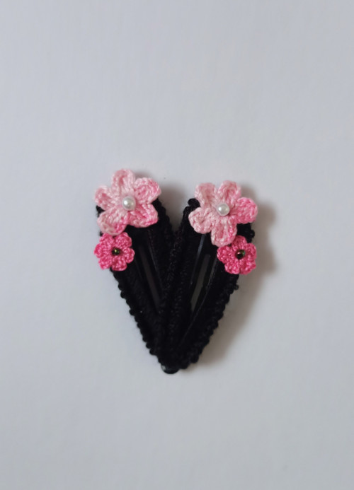 Háčkované sponky - 6 cm — foto 2