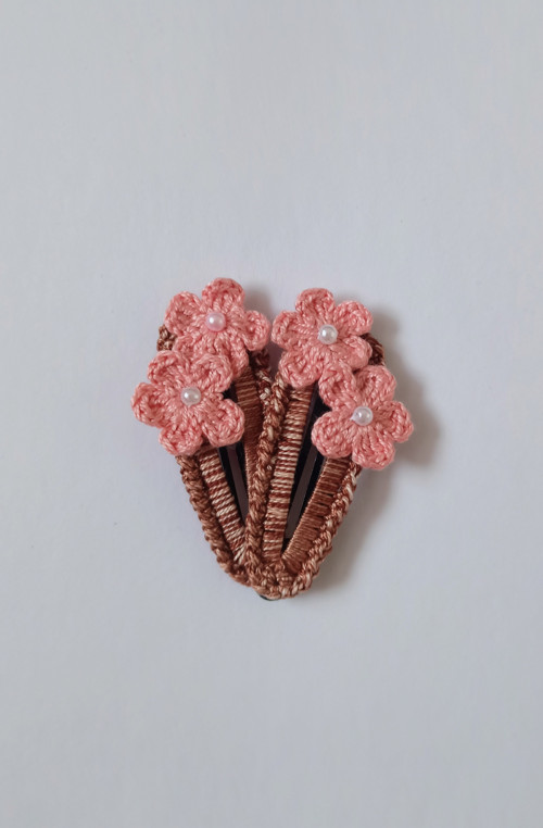 Háčkované sponky - 6 cm — foto 2