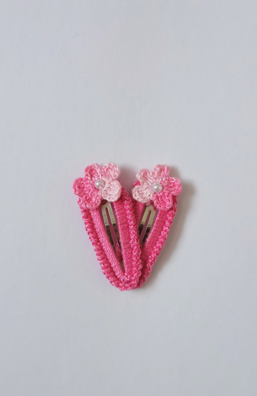 Háčkované sponky - 5 cm — foto 2