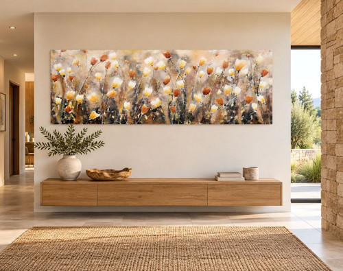 Podvečerní tulipány....150x60cm — foto 5