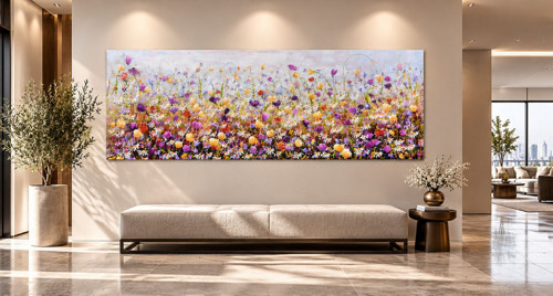 Neposedné květy....150x60cm — foto 6