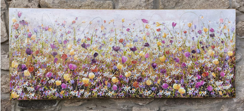 Neposedné květy....150x60cm — foto 2
