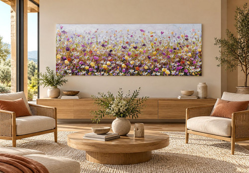 Neposedné květy....150x60cm — foto 4