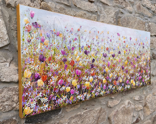 Neposedné květy....150x60cm — foto 3