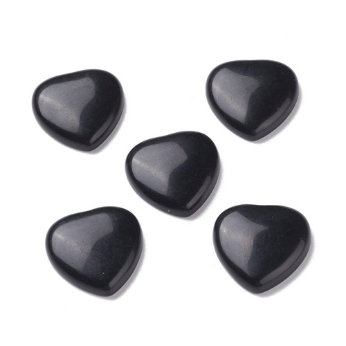 Obsidián- kabošon, 30 mm — foto 2