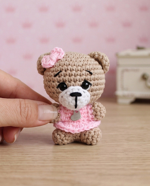 Žíkej mi...Pinkie!...háčkovaný medvídek — foto 3