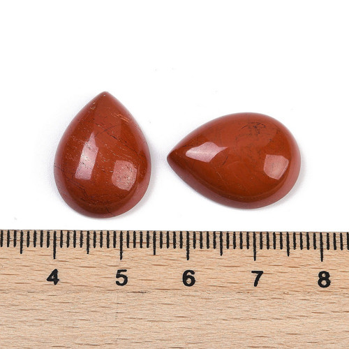 Jaspis- kabošon, 20x15 mm — foto 3