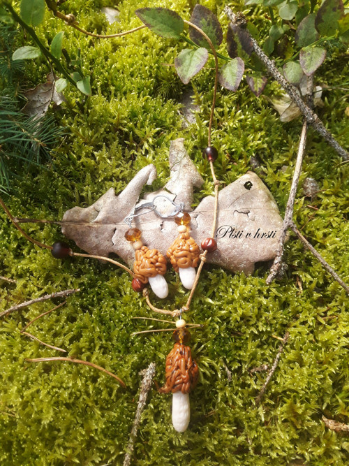 Sada šperků s houbami kačenkami — foto 4