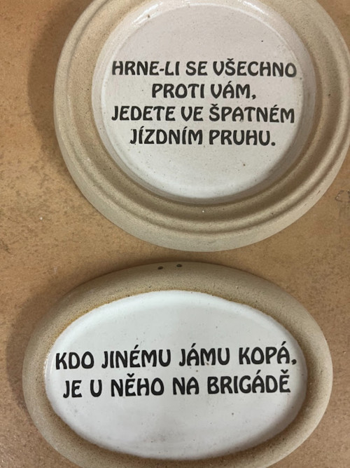 Keramické vtipné rámečky — foto 2