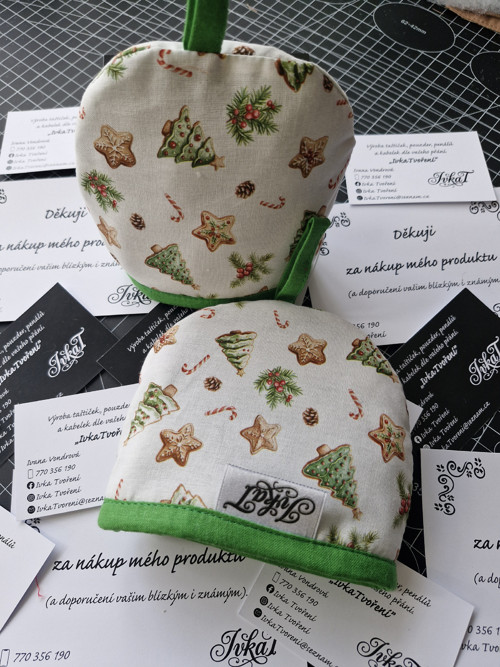 Sada Zástěra, 2+2 chňapky — foto 4
