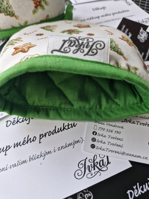 Sada Zástěra, 2+2 chňapky — foto 6