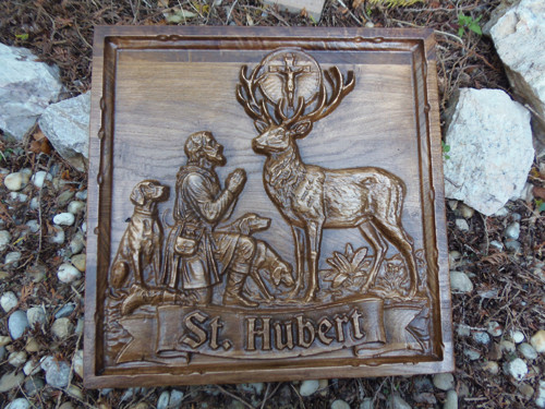 Drevorezba svätý Hubert — foto 2