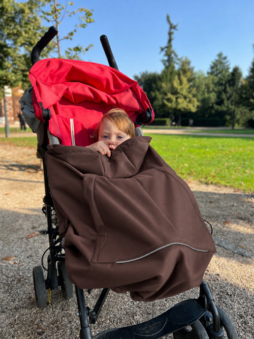 Zateplená Softshellová kapsa na nosítko 2v1 — foto 4
