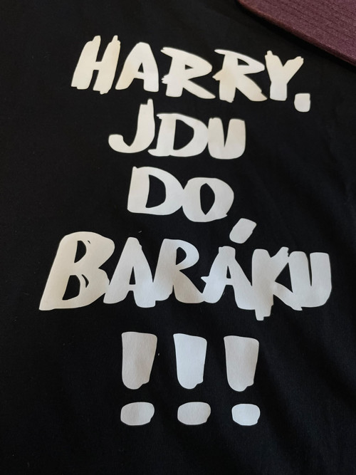Tričko Harry, jdu do baráku! - Sám doma — foto 3