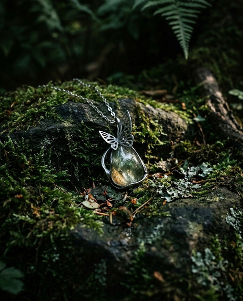 Náhrdelník lodolit...Magické jezírko... — foto 3