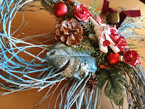 Zimní srdce na dveře — foto 3