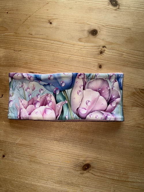 Zateplená čelenka Tulipány — foto 2