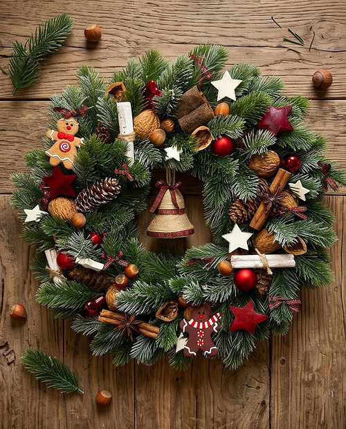 Adventní věnec 3D cca 47 cm — foto 4