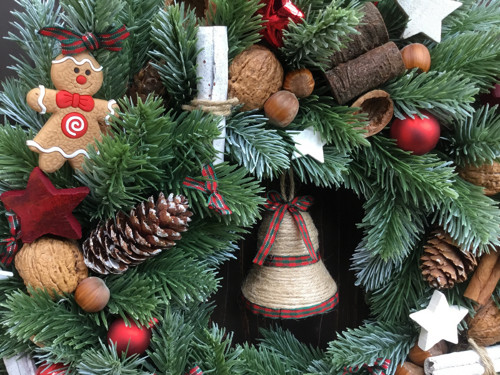 Adventní věnec 3D cca 47 cm — foto 5