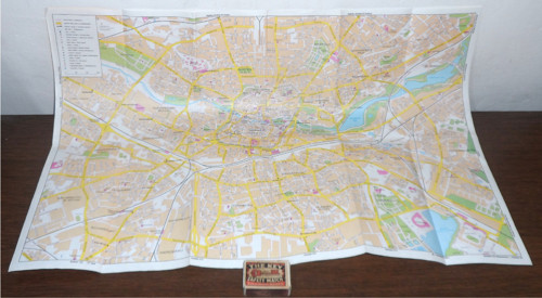 Turistická MAPA • Plán města Norimberk, 1990 — foto 4