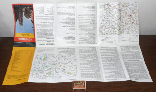 Turistická MAPA • Plán města Norimberk, 1990 — foto 3
