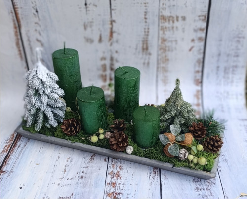 Adventní svícen natur — foto 2