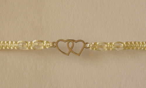 Shamballa náramek - nerez - Srdíčka — foto 3