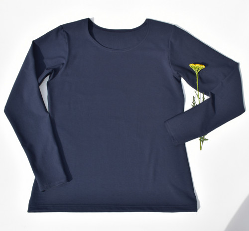 Dámské basic tričko - MIDNIGHT BLUE, vel. 32-48 — foto 6