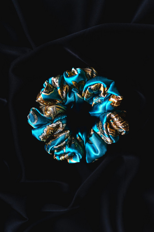 Hedvábná scrunchie "ORIENT" — foto 2