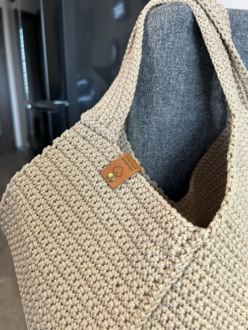Háčkovaná taška "squarebag" — foto 2